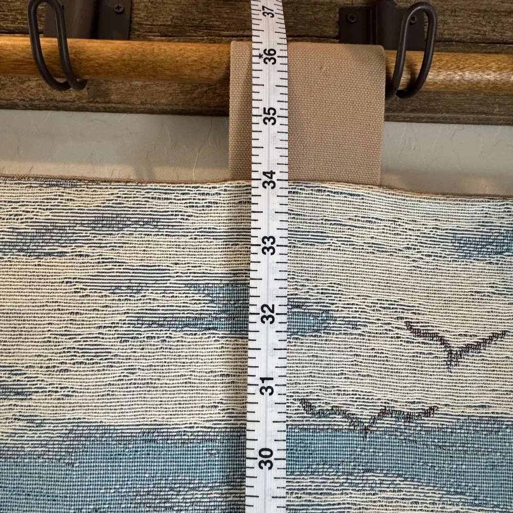 SHORE THING Handwoven Tapestry Wall Hanging 26x36 Made in USA